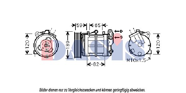 AKS DASIS Kompressori, ilmastointilaite 851825N